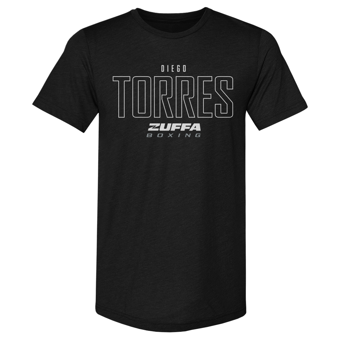 Men’s 500 Level Black Diego Torres Nunez Zuffa Boxing Premium Tri-Blend T-Shirt