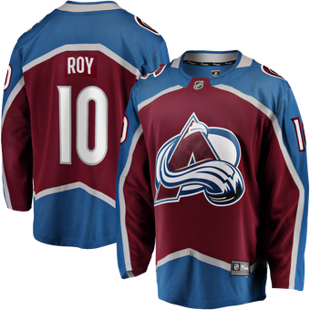 Men's Fanatics Nicolas Roy Burgundy Colorado Avalanche Home Breakaway Jersey