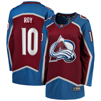Women's Fanatics Nicolas Roy Burgundy Colorado Avalanche Home Breakaway Jersey