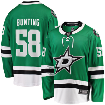 Men's Fanatics Michael Bunting Kelly Green Dallas Stars Home Breakaway Jersey