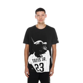 Men's New Era Fernando Tatis Jr. Black San Diego Padres Oversized Graphic T-Shirt