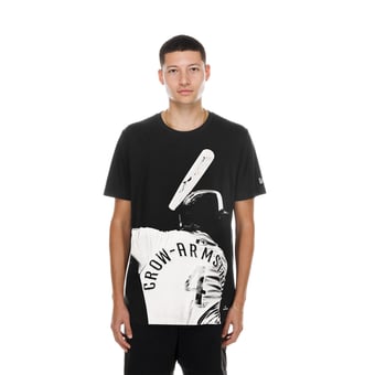 Men's New Era Pete Crow-Armstrong Black Chicago Cubs Oversized Graphic T-Shirt