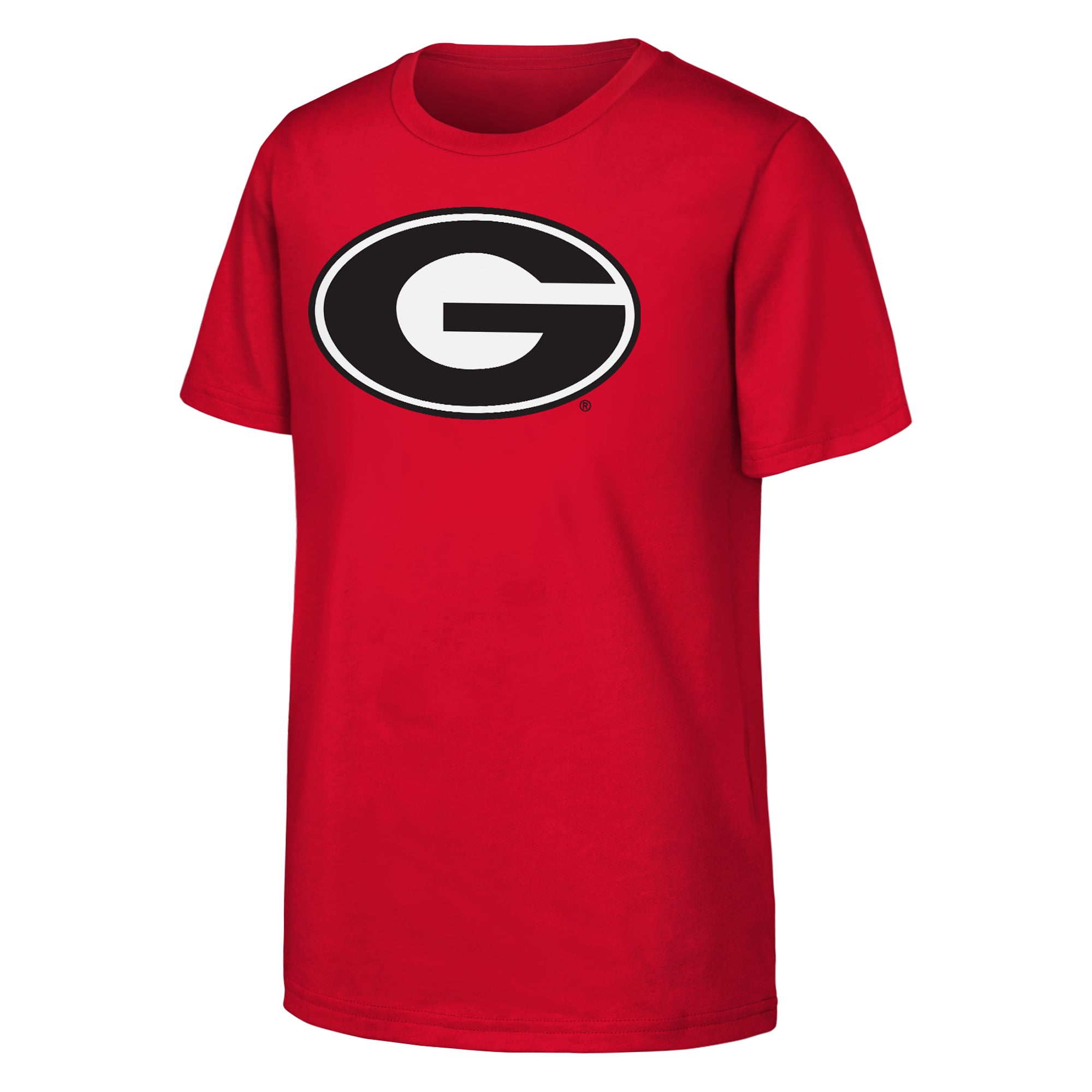 Youth Outerstuff Red Georgia Bulldogs Primary Logo T-Shirt