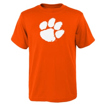 Youth Outerstuff Orange Clemson Tigers Primary Logo T-Shirt