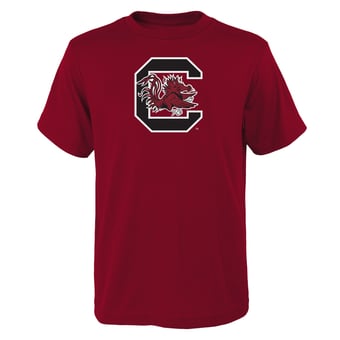 Youth Outerstuff Garnet South Carolina Gamecocks Primary Logo T-Shirt