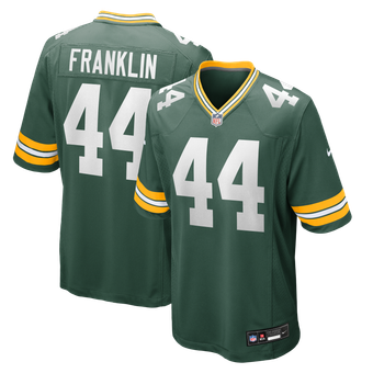 Men's Nike Zaire Franklin Green Green Bay Packers Game Jersey
