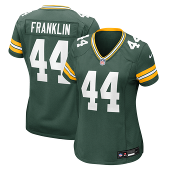 Women's Nike Zaire Franklin  Green Green Bay Packers Team Game Jersey