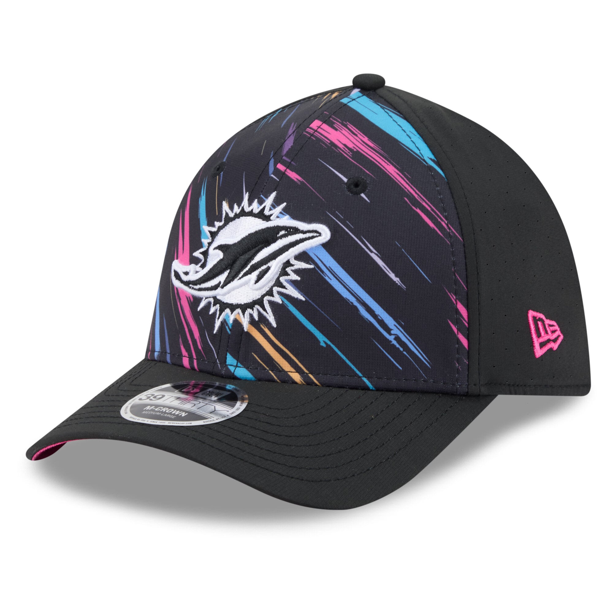 Miami Dolphins New Era 2026 Crucial Catch 39THIRTY Cap