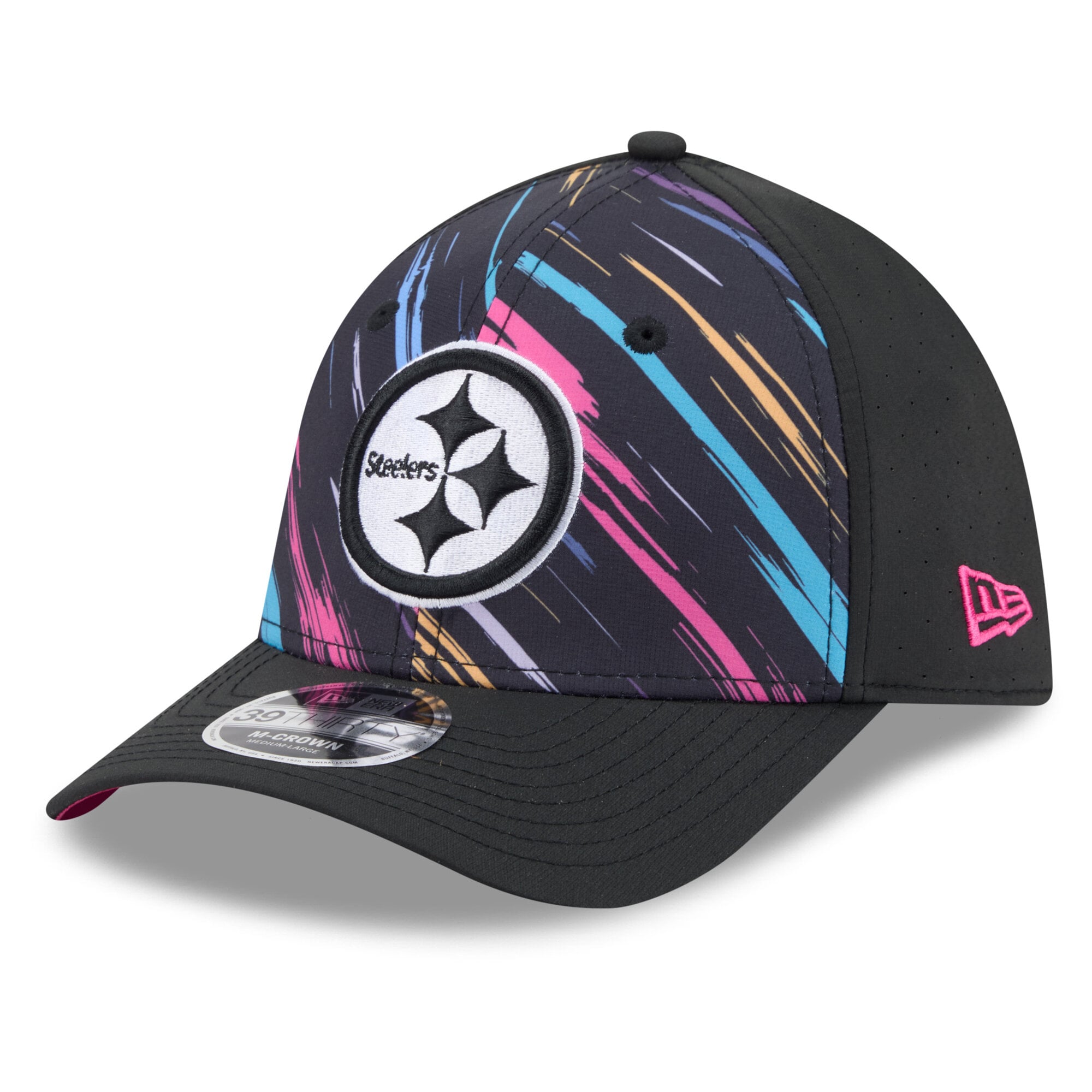 Pittsburgh Steelers New Era 2026 Crucial Catch 39THIRTY Cap