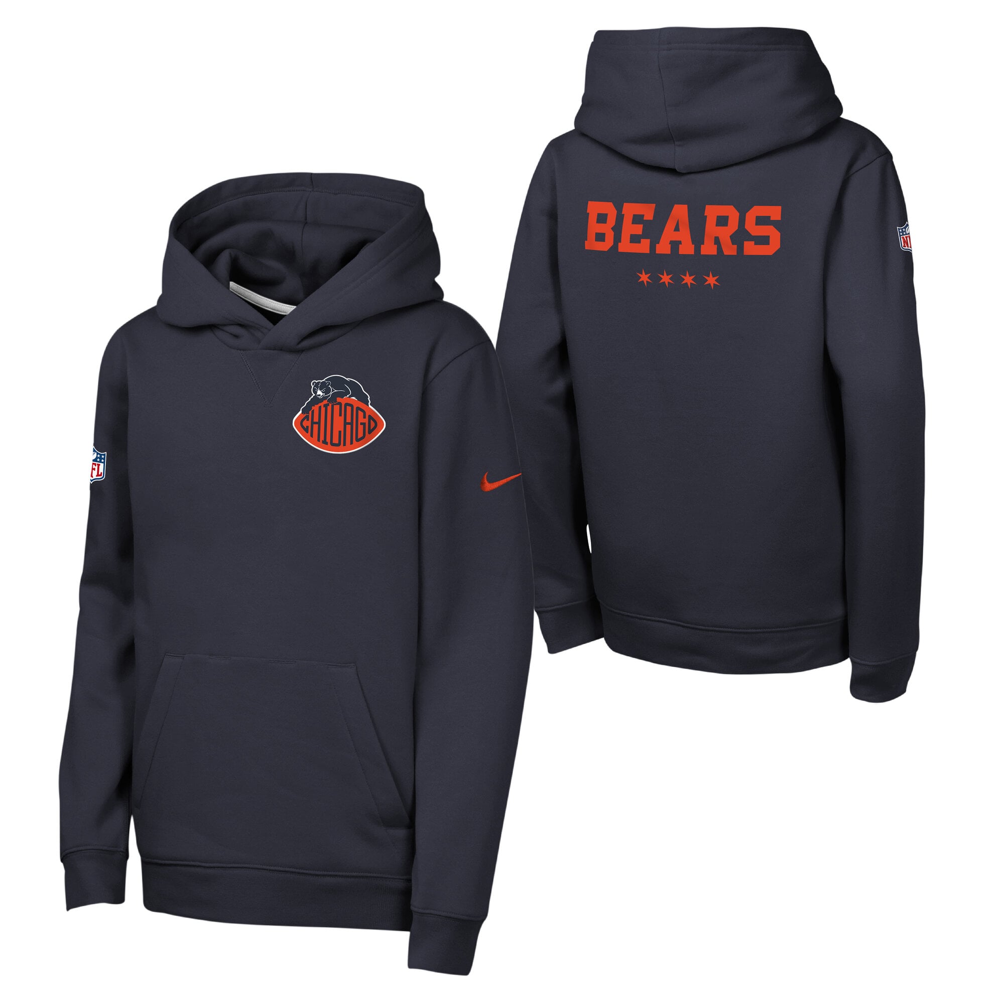 Sweat à capuche Chicago Bears Rivalries Nike - Jeunes