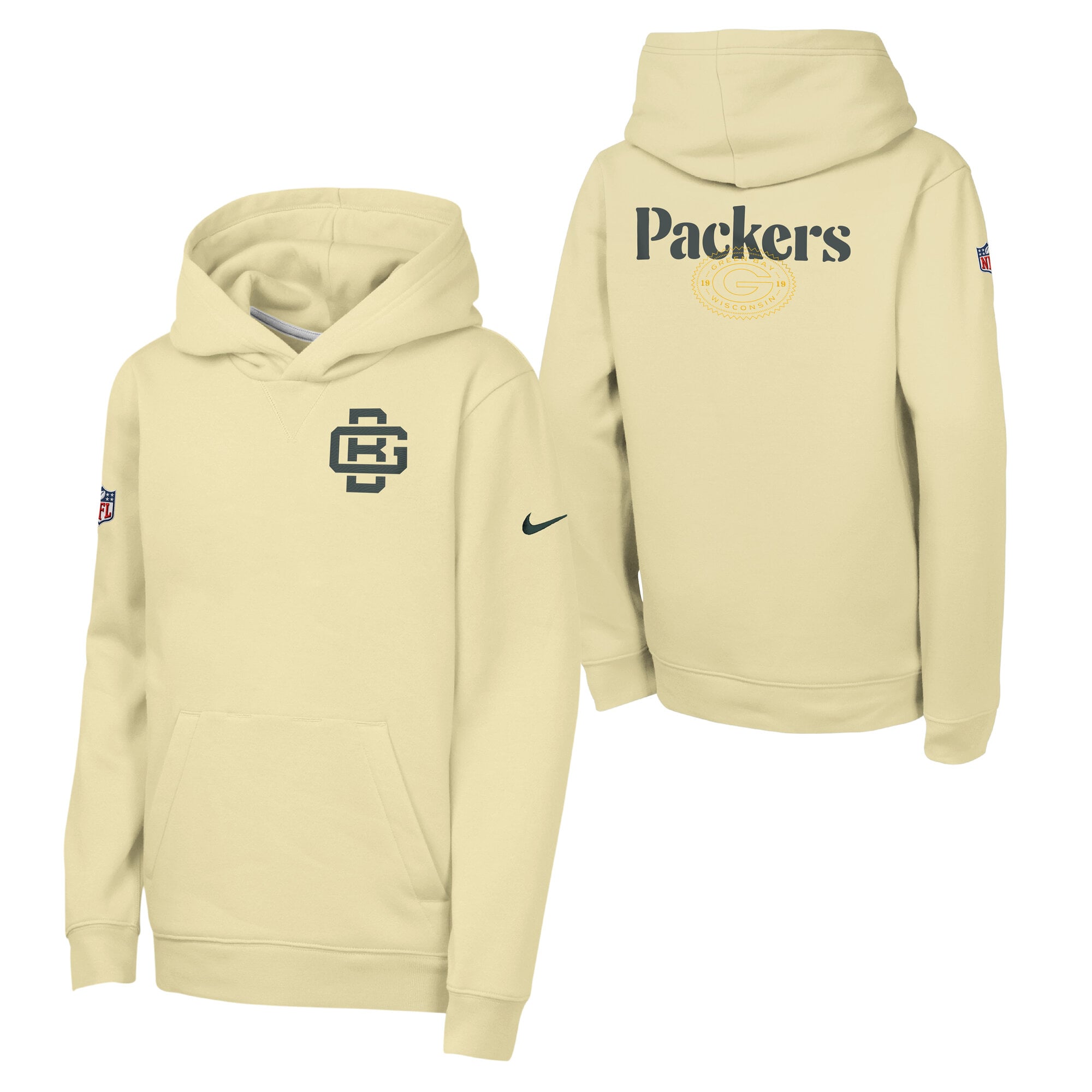 Sweat à capuche Green Bay Packers Rivalries Nike - Jeunes