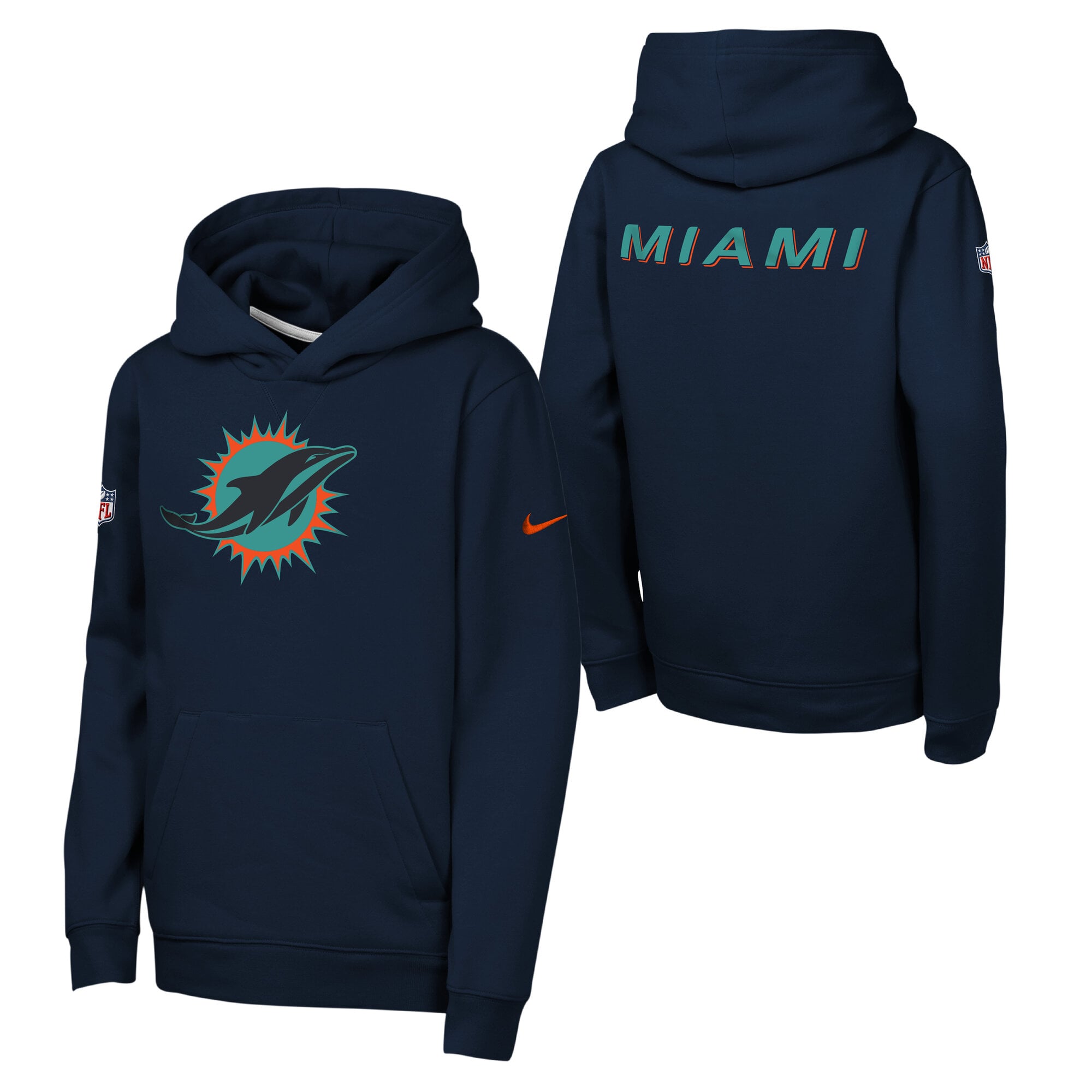 Sweat à capuche Miami Dolphins Rivalries Nike - Jeunes