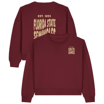 Women's Uscape Apparel  Garnet Florida State Seminoles Cloud Sweatshirt