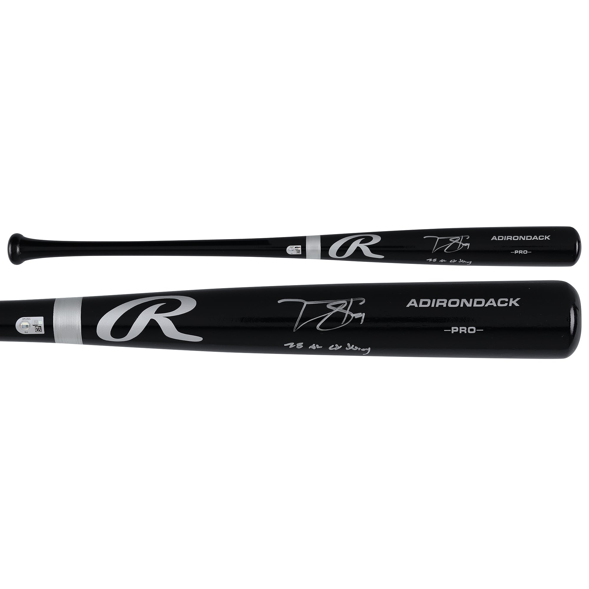 Tarik Skubal Detroit Tigers Autographed Rawlings Black Big Stick Bat with "25 AL Cy Young" Inscription
