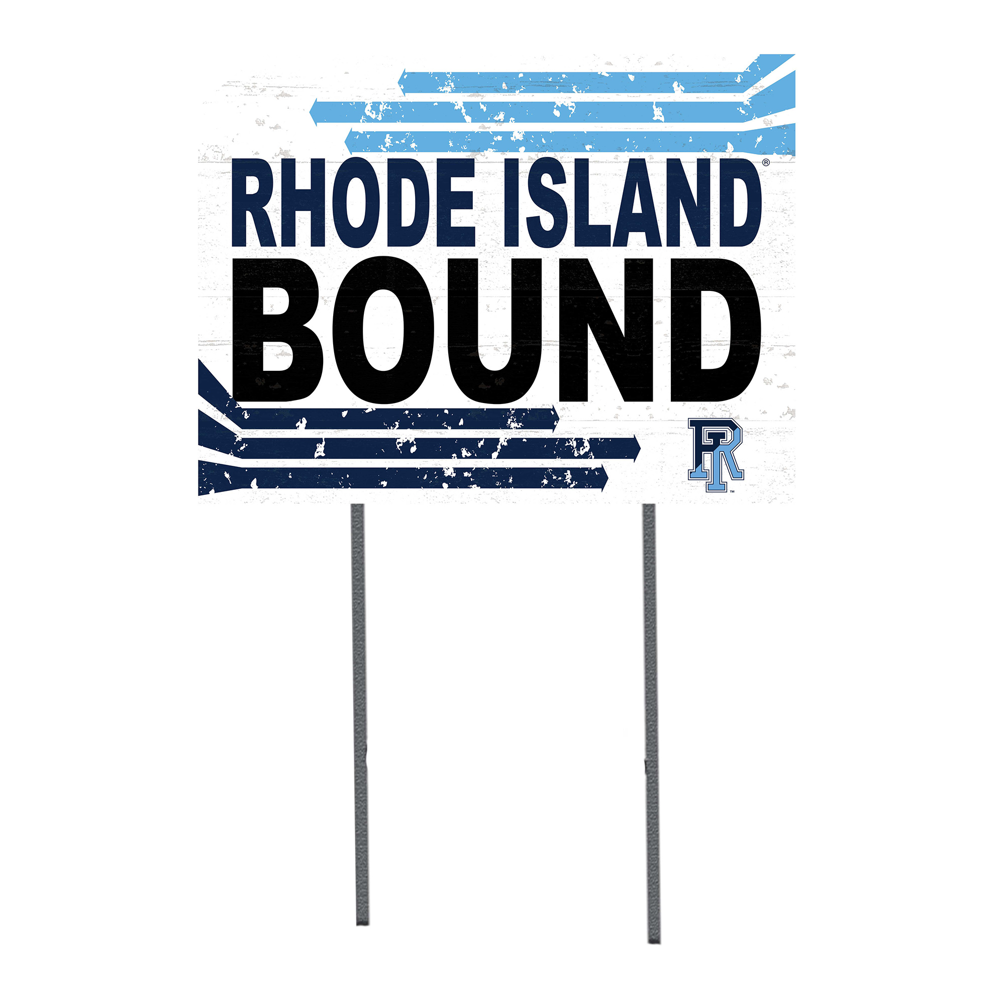 Jardine Rhode Island Rams 18" x 24" Team Bound Yard Sign