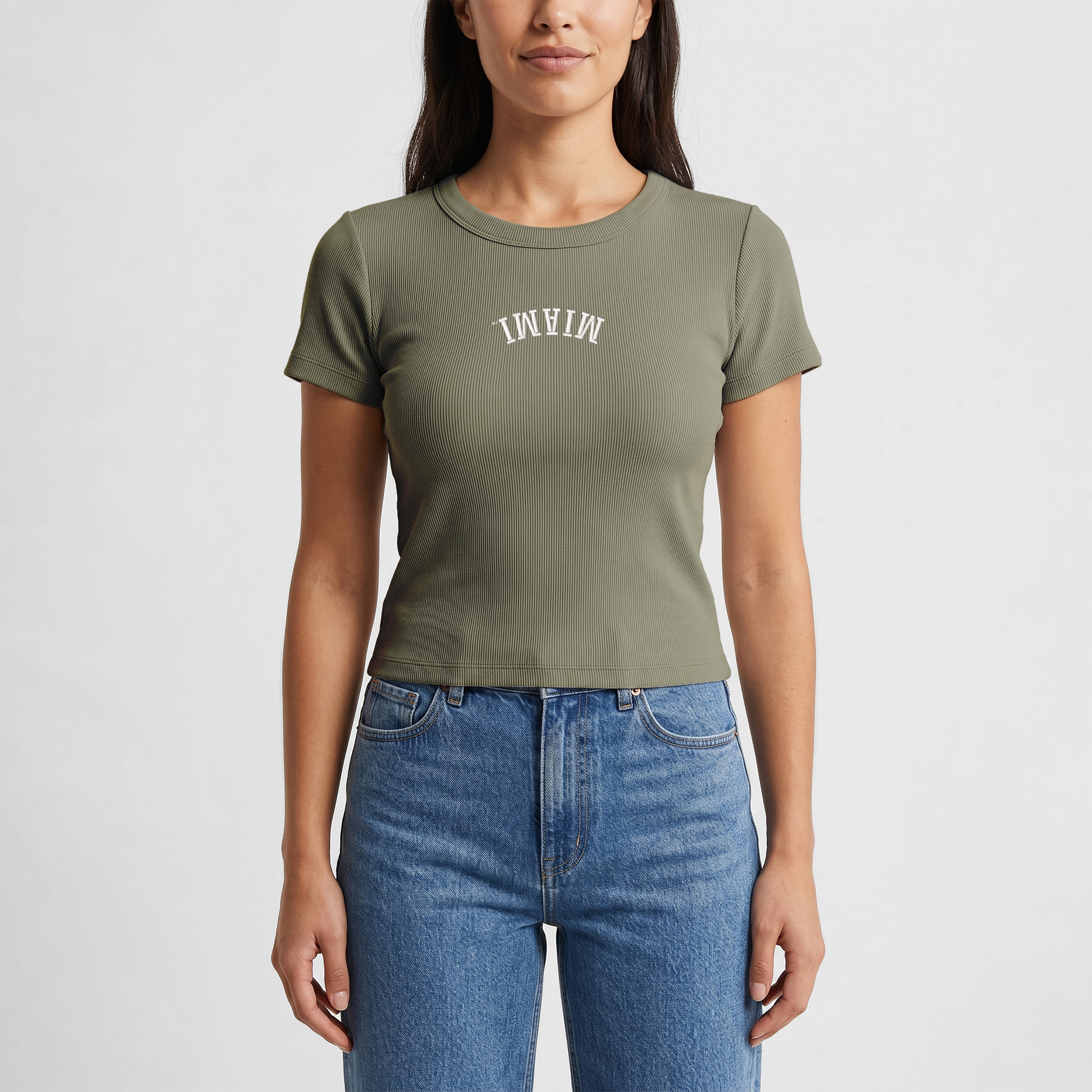 Women’s Uscape Apparel Green Miami Hurricanes Upside Down Embroidery Ribbed Cropped T-Shirt Women’s Uscape Apparel Green Miami Hurricanes Upside Down Embroidery Ribbed Cropped T-Shirt