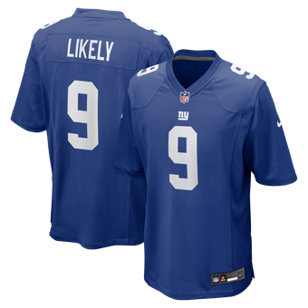 Men's Nike Isaiah Likely Royal New York Giants Team Game Jersey