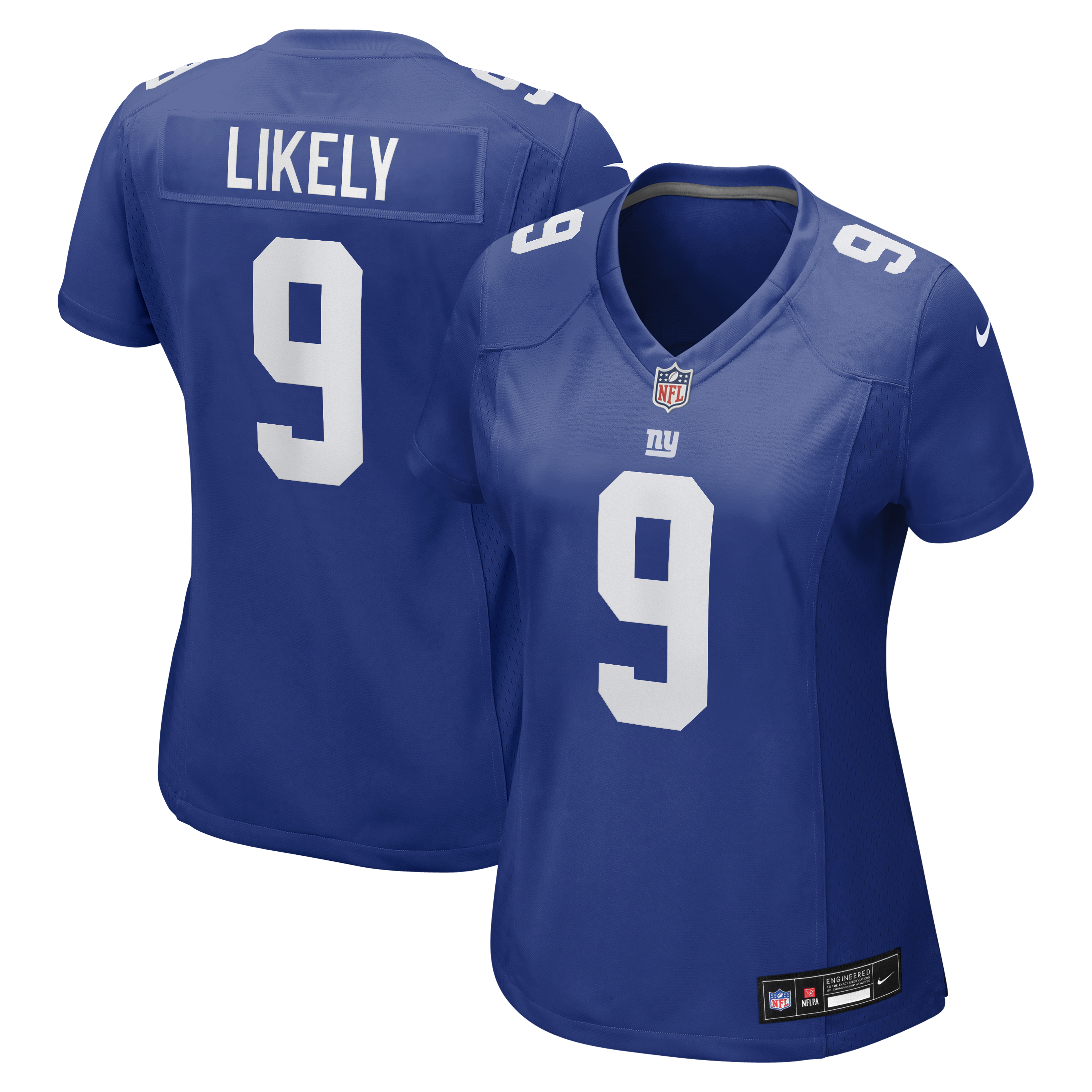 Women's Nike Isaiah Likely Royal New York Giants Team Game Jersey