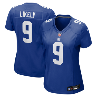 Women's Nike Isaiah Likely Royal New York Giants Team Game Jersey