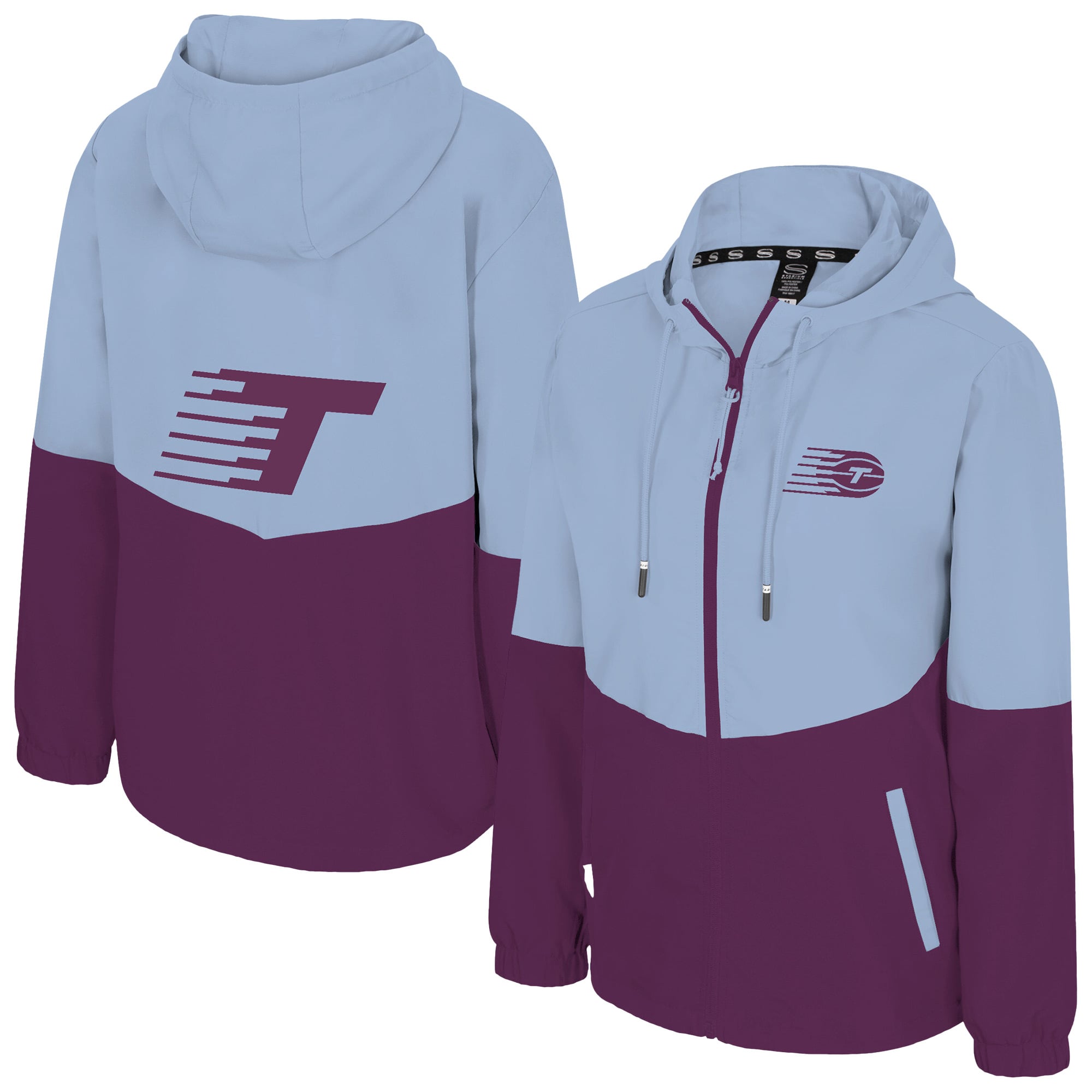 Women's Stadium Essentials Light Blue Toronto Tempo Legends Effort Full-Zip Jacket