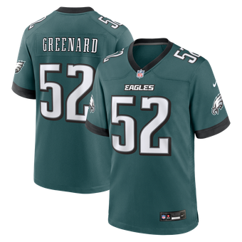 Men's Nike Jonathan Greenard Midnight Green Philadelphia Eagles Game Jersey