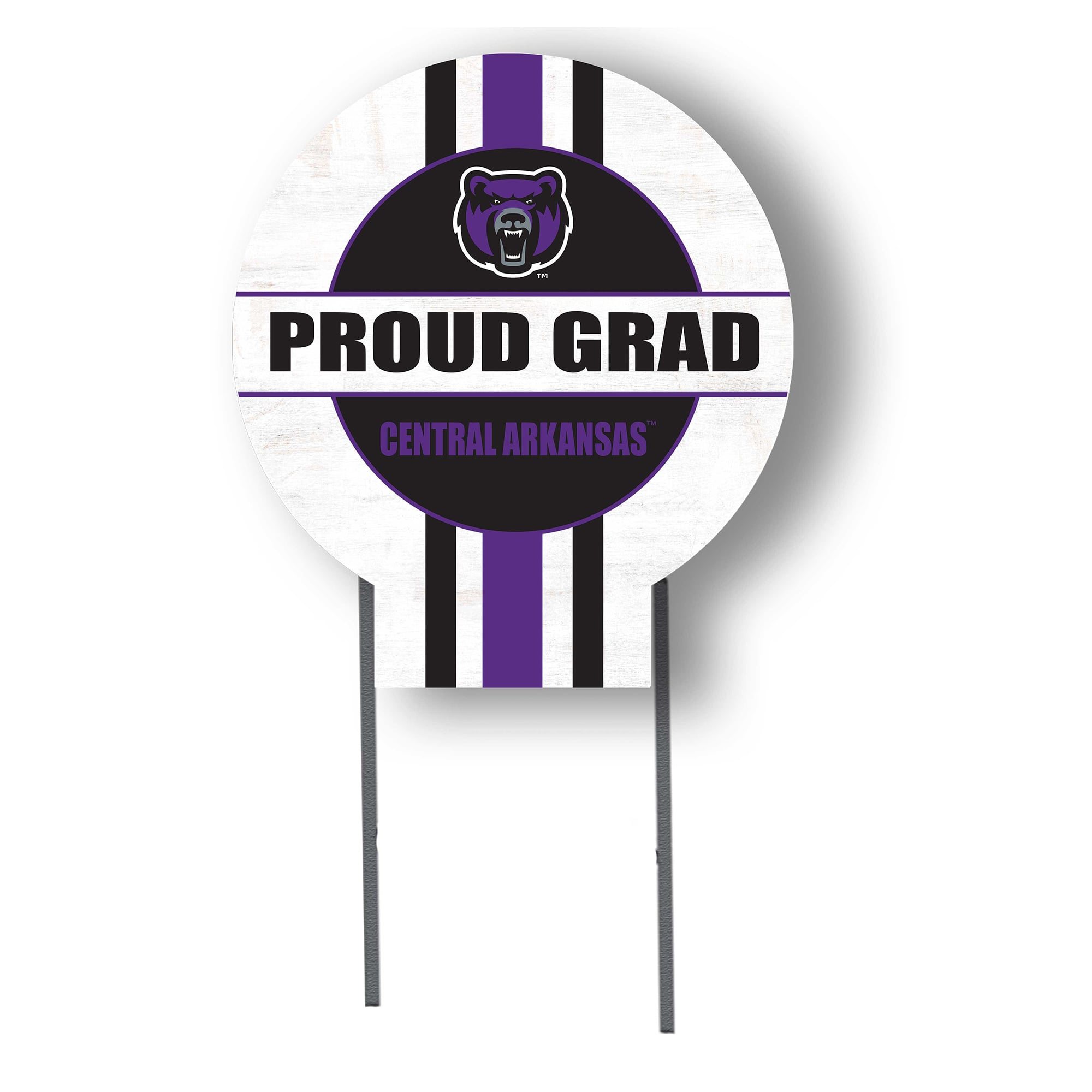Jardine Central Arkansas Bears 20" x 20" Proud Grad Circle Yard Sign with Stakes