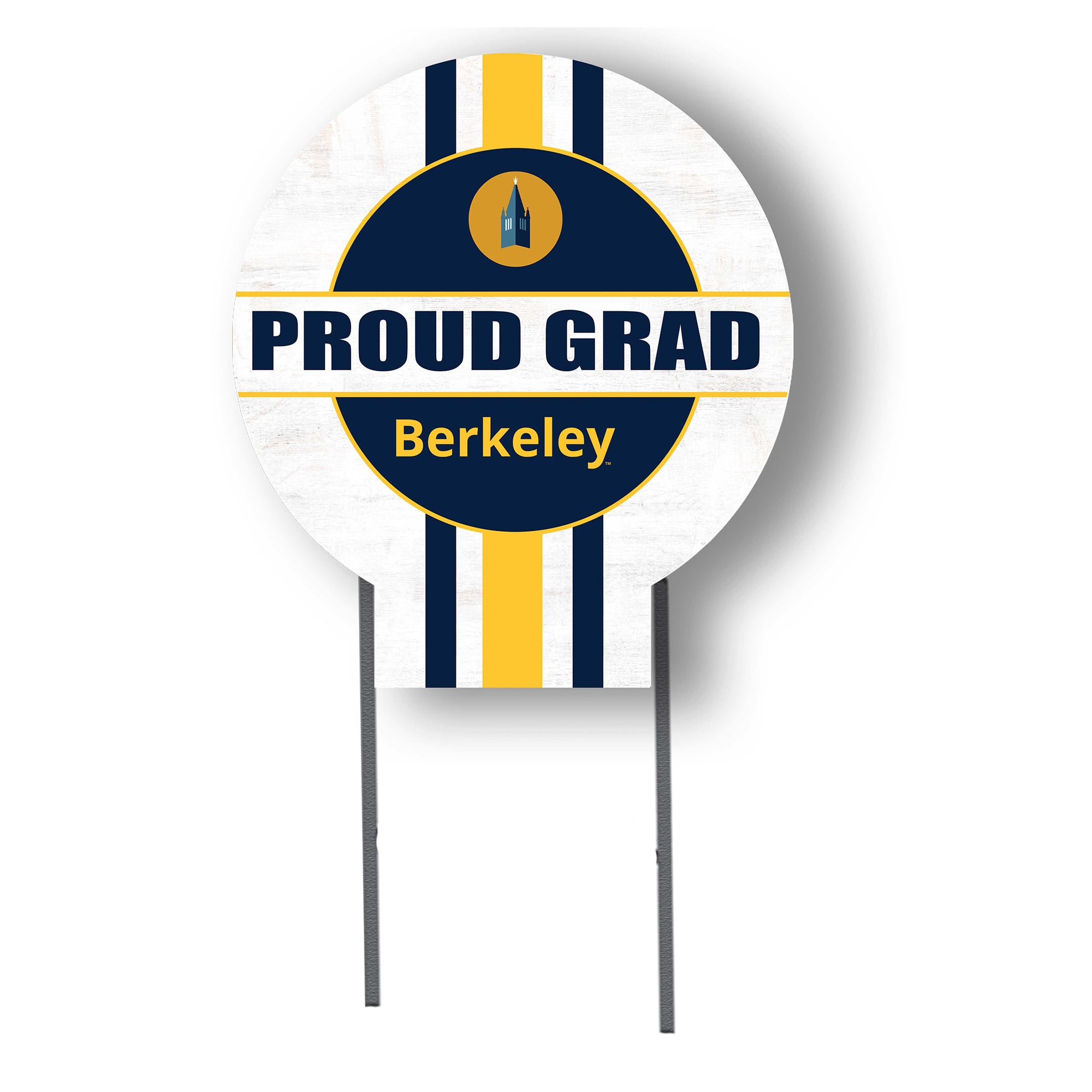 Jardine Cal Bears 20" x 20" Proud Grad Circle Yard Sign with Stakes
