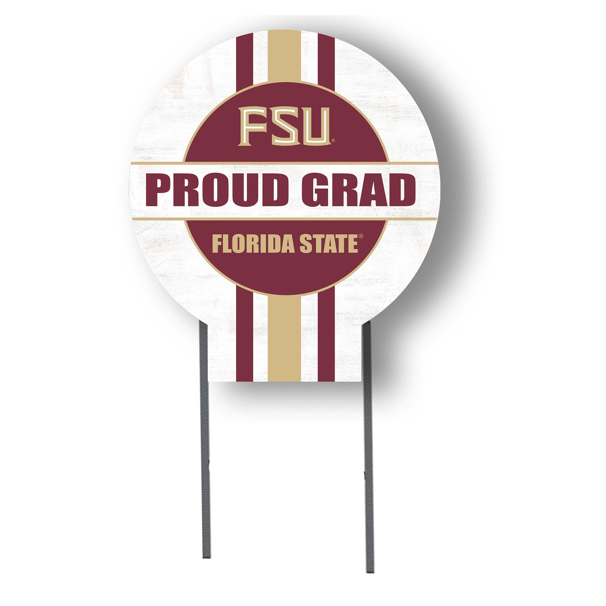 Jardine Florida State Seminoles 20" x 20" Proud Grad Circle Yard Sign with Stakes