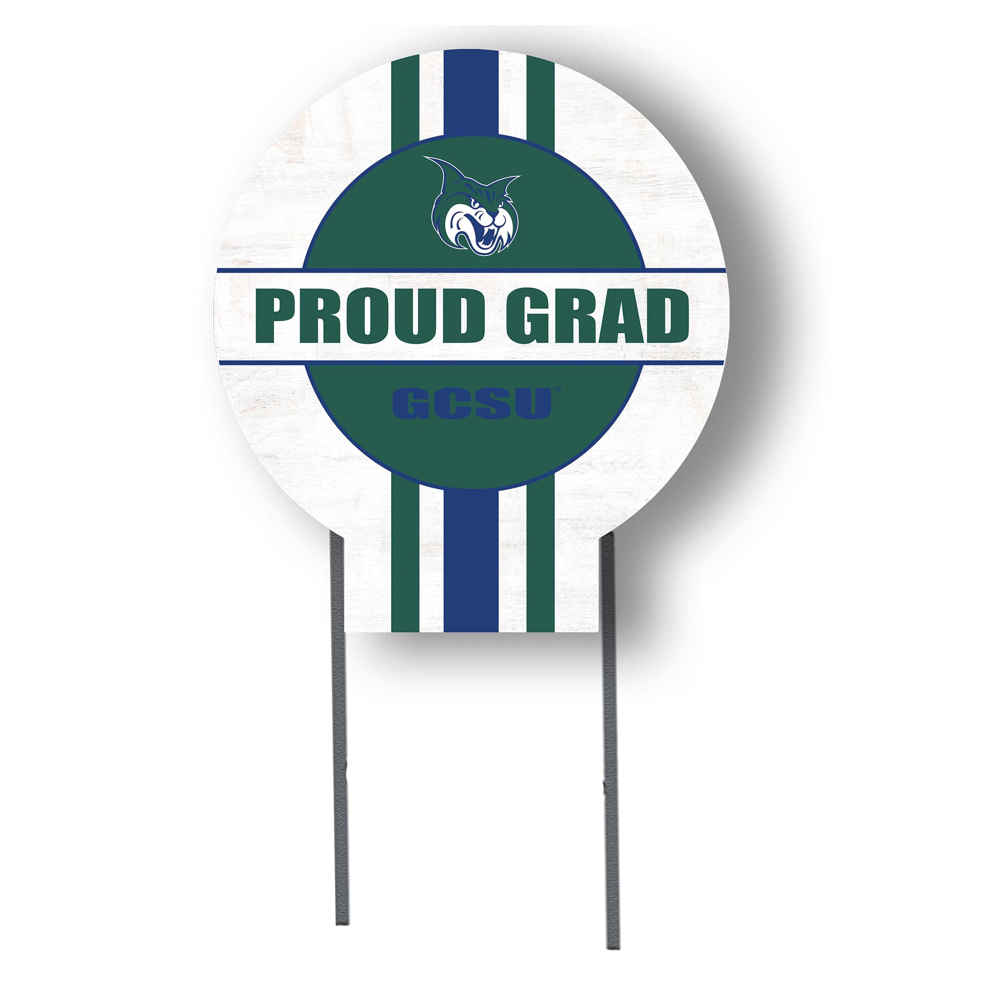 Jardine Georgia College Bobcats 20" x 20" Proud Grad Circle Yard Sign with Stakes