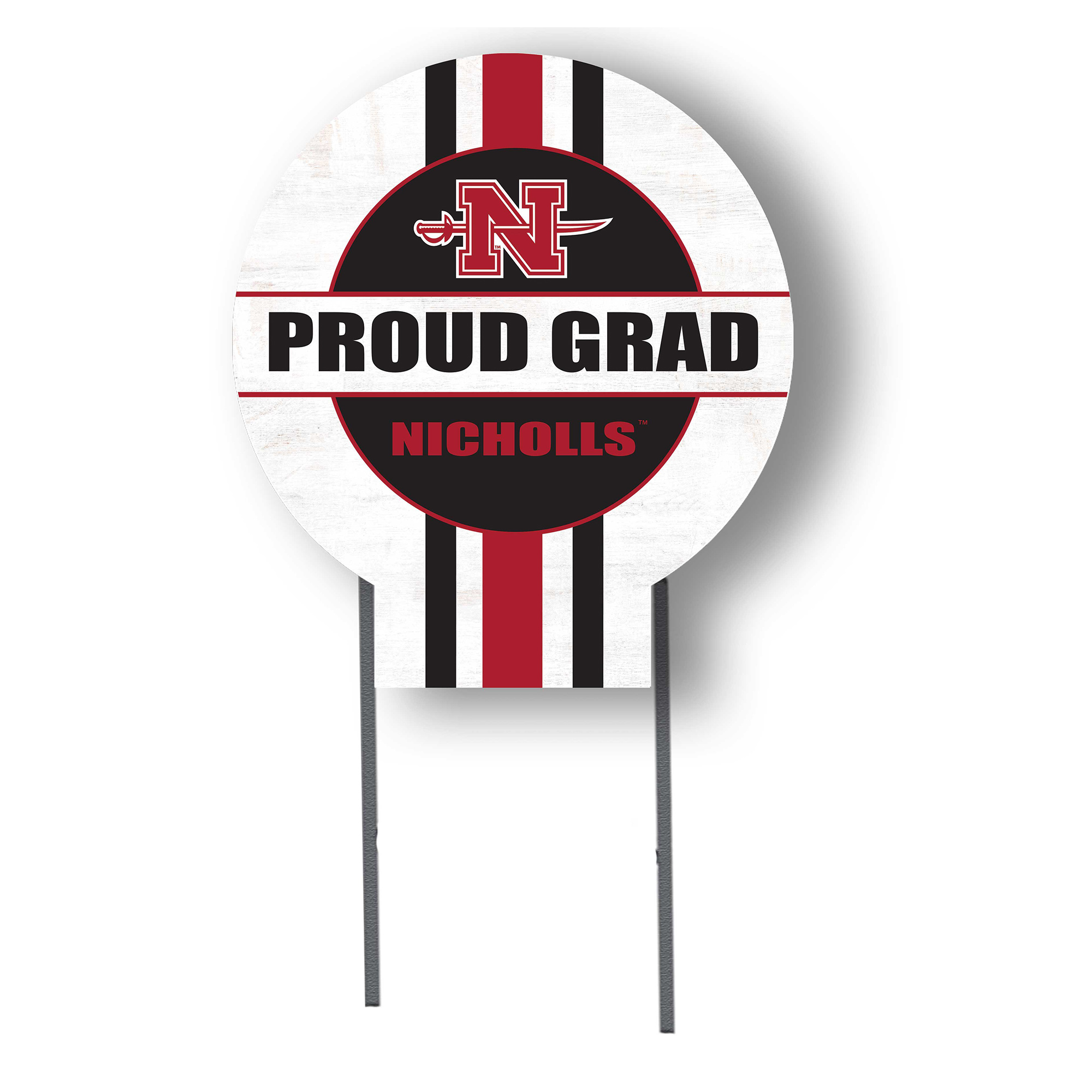 Jardine Nicholls State Colonels 20" x 20" Proud Grad Circle Yard Sign with Stakes