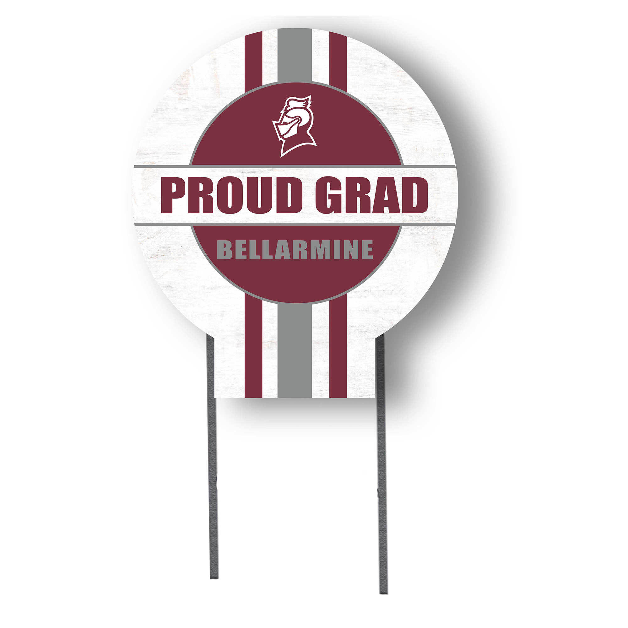 Jardine Bellarmine Knights 20" x 20" Proud Grad Circle Yard Sign with Stakes