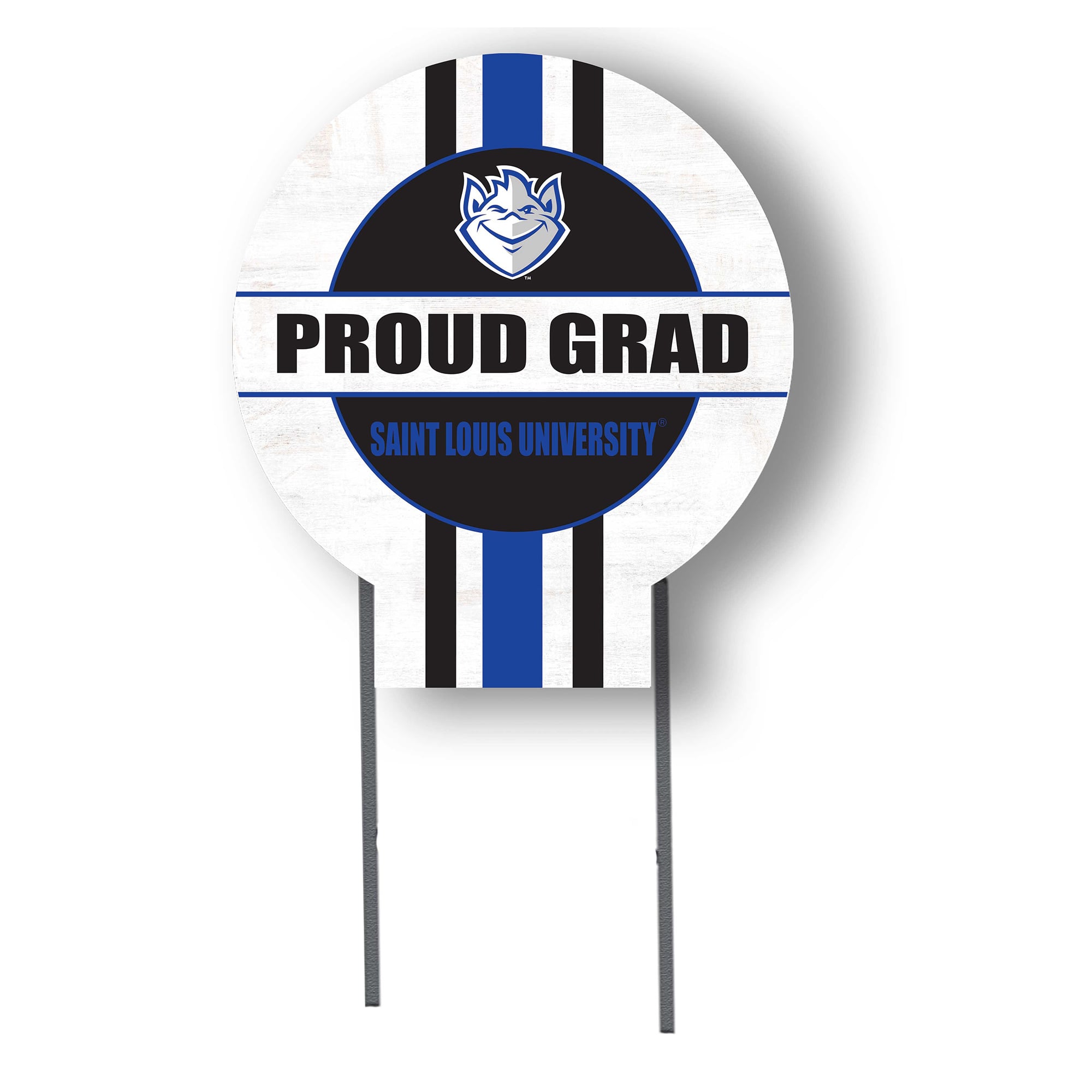 Jardine Saint Louis Billikens 20" x 20" Proud Grad Circle Yard Sign with Stakes