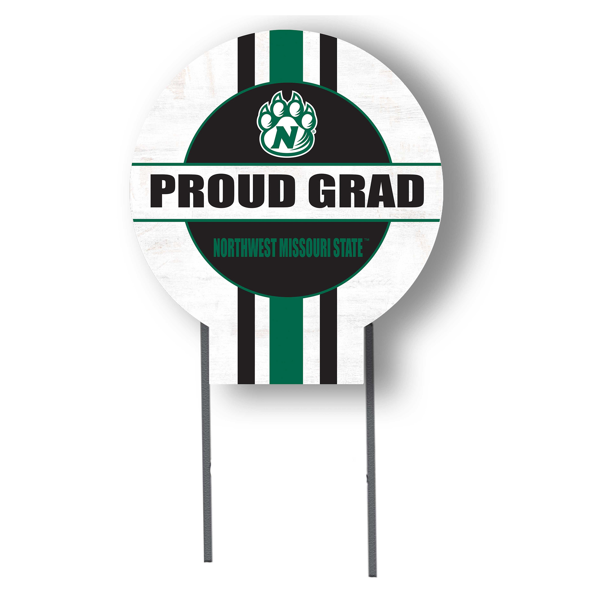 Jardine Northwest Missouri State Bearcats 20" x 20" Proud Grad Circle Yard Sign with Stakes