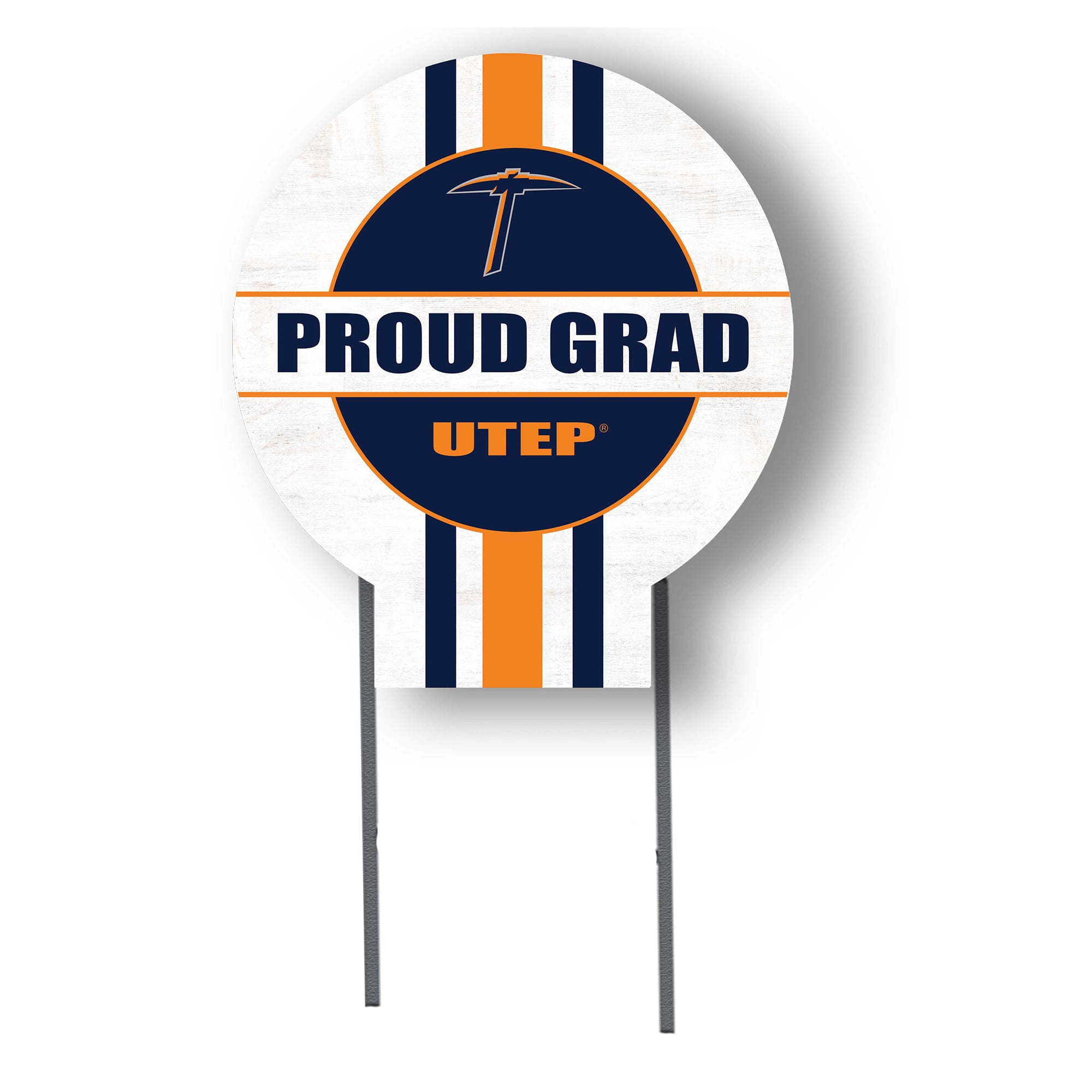 Jardine UTEP Miners 20" x 20" Proud Grad Circle Yard Sign with Stakes