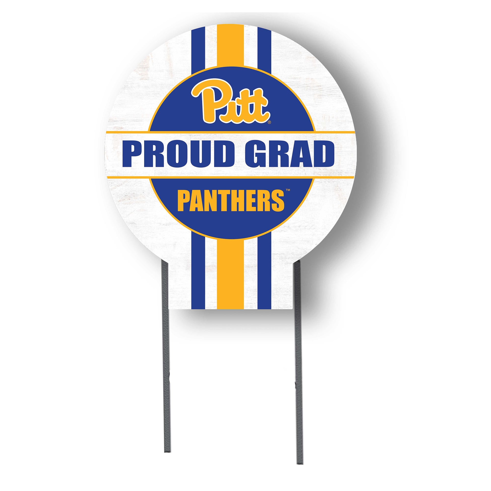 Jardine Pitt Panthers 20" x 20" Proud Grad Circle Yard Sign with Stakes