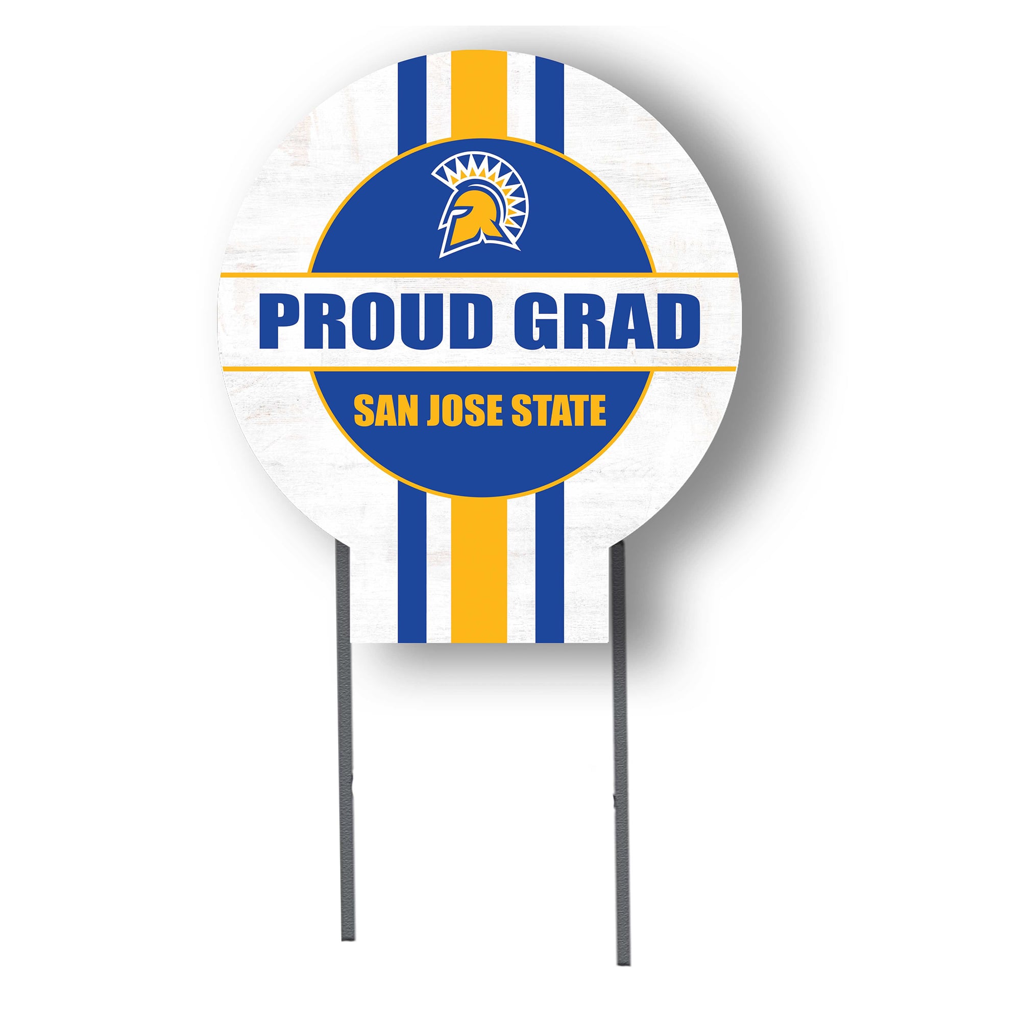 Jardine San Jose State Spartans 20" x 20" Proud Grad Circle Yard Sign with Stakes