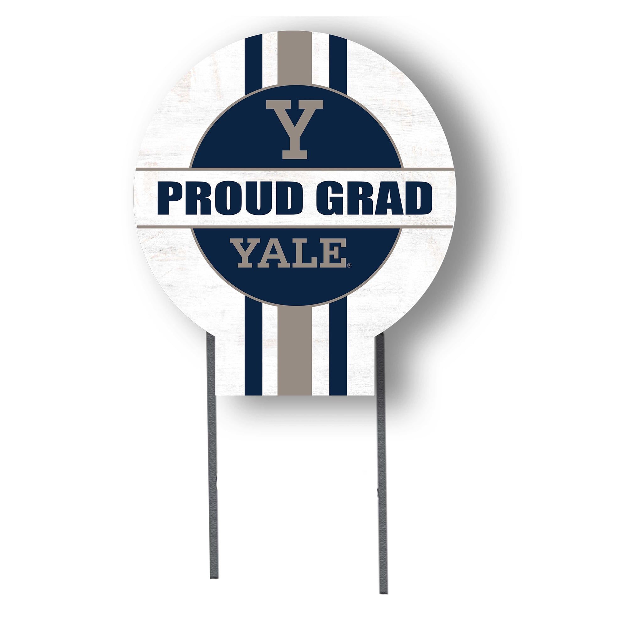 Jardine Yale Bulldogs 20" x 20" Proud Grad Circle Yard Sign with Stakes