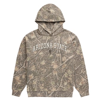 Men's Uscape Apparel  Camo Arizona State Sun Devils Back Bay Fleece Hoodie