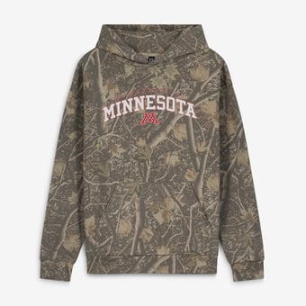 Men's Uscape Apparel  Camo Minnesota Golden Gophers Back Bay Fleece Hoodie