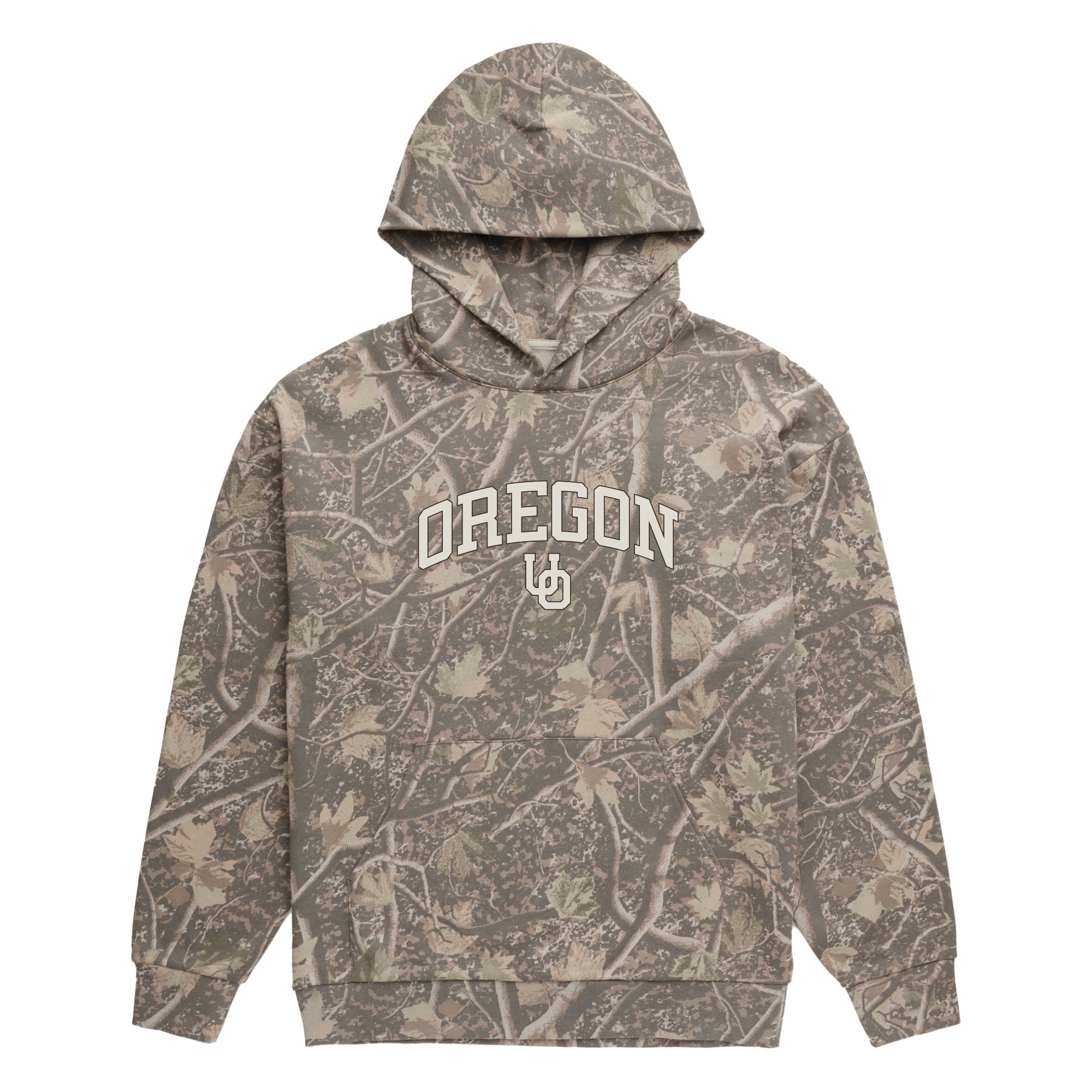 Men's Uscape Apparel Camo Oregon Ducks Back Bay Fleece Hoodie