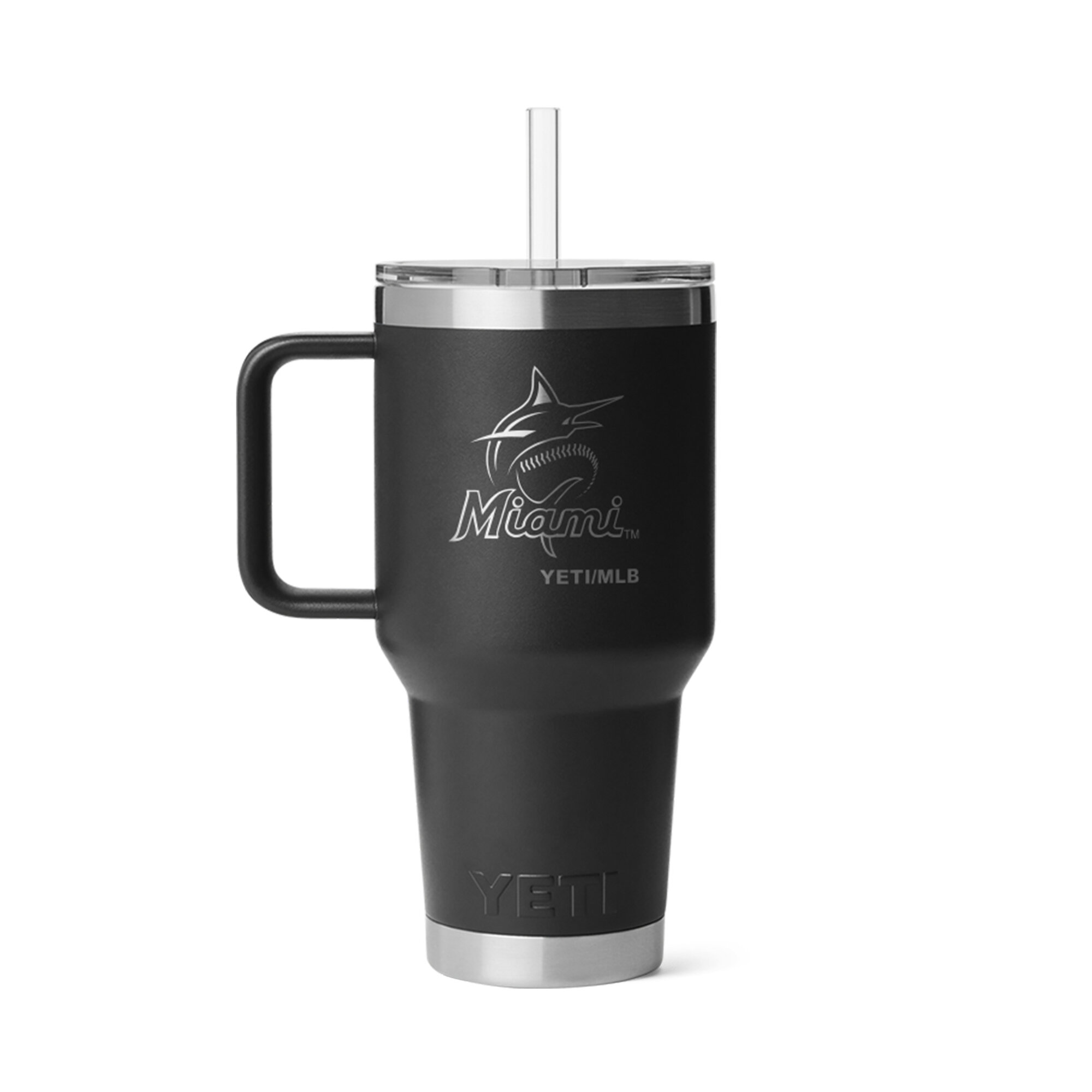 YETI Miami Marlins 35oz. Rambler 2.0 Straw Mug