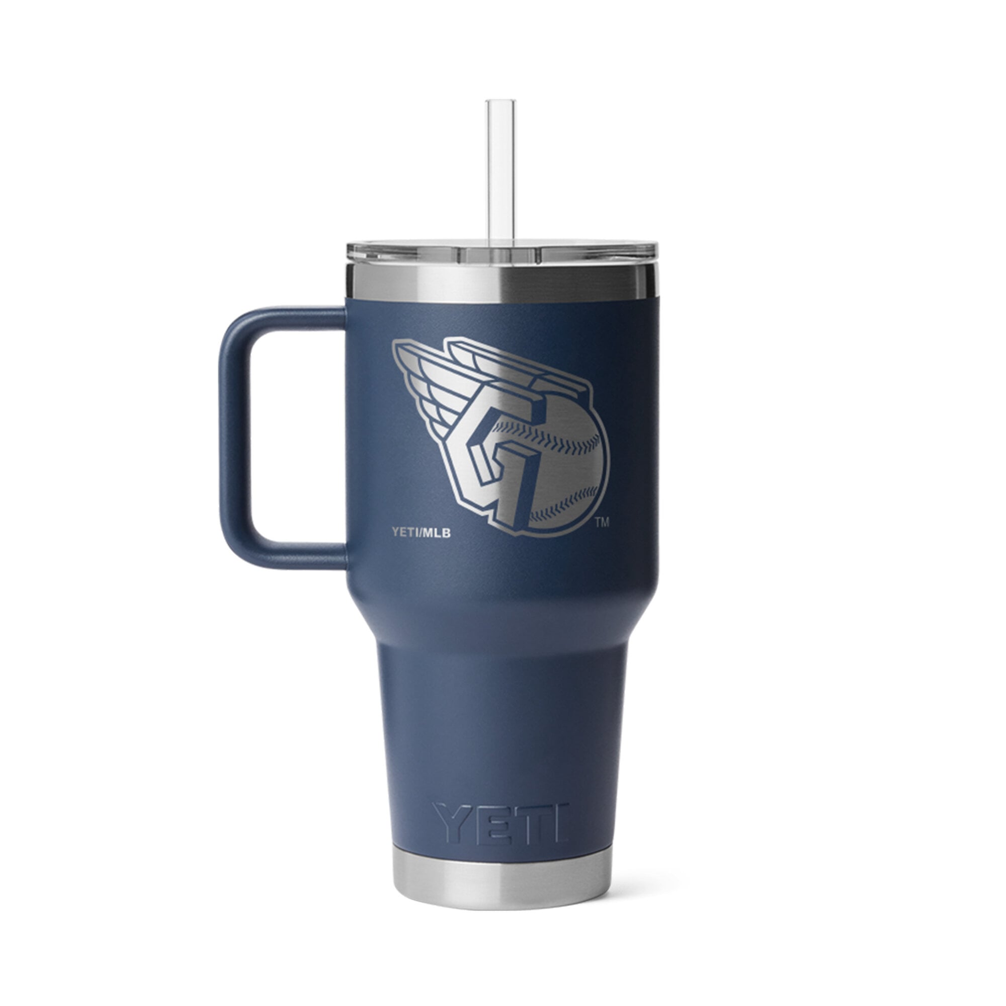 YETI Cleveland Guardians 35oz. Rambler 2.0 Straw Mug