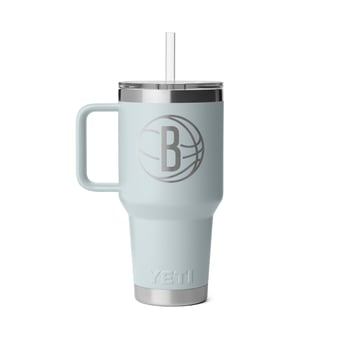 YETI Brooklyn Nets 35oz. Rambler 2.0 Straw Mug