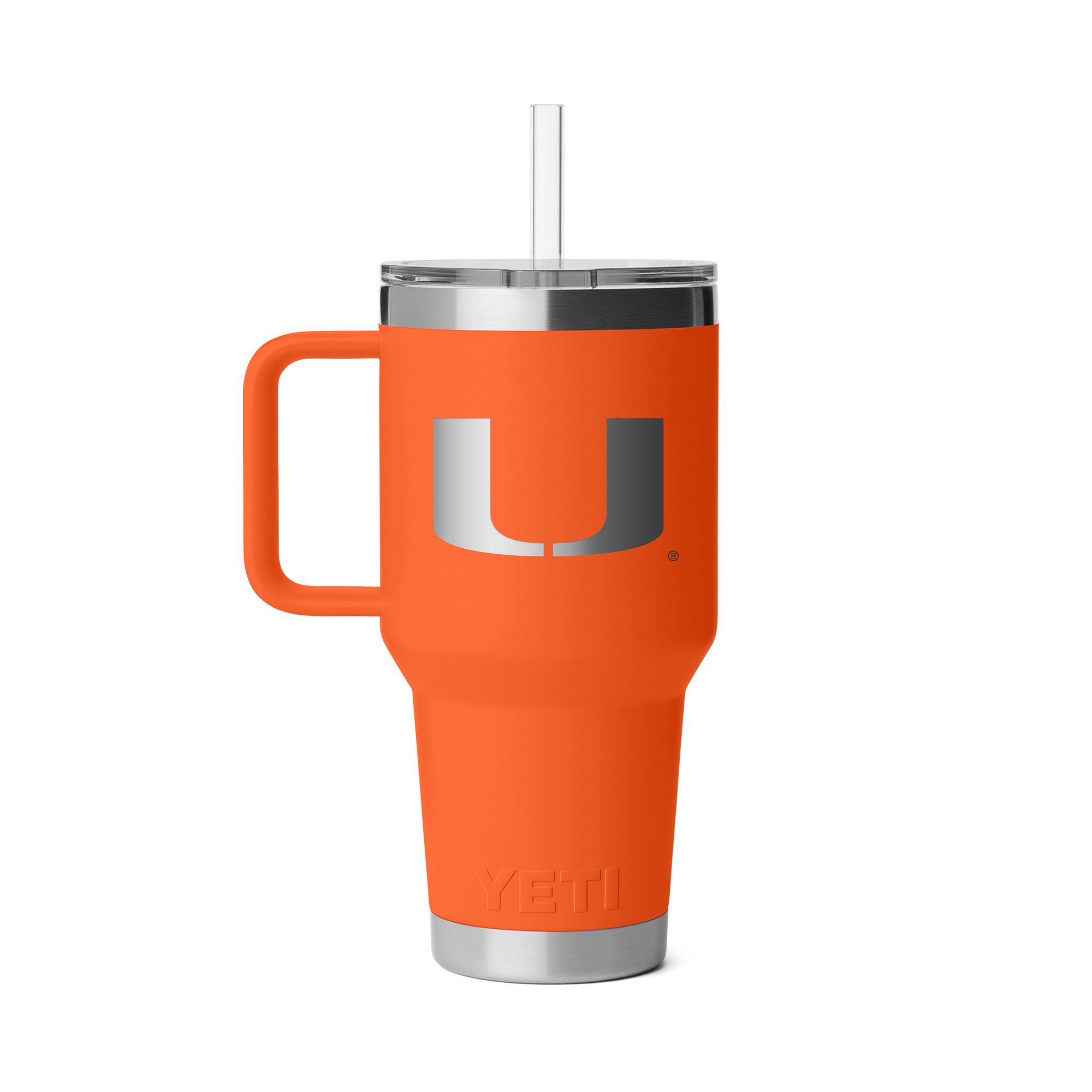 YETI Miami Hurricanes 35oz. Rambler 2.0 Straw Mug