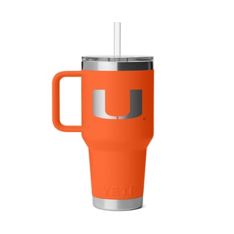 YETI Miami Hurricanes 35oz. Rambler 2.0 Straw Mug