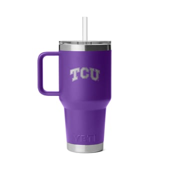 YETI TCU Horned Frogs 35oz. Rambler 2.0 Straw Mug