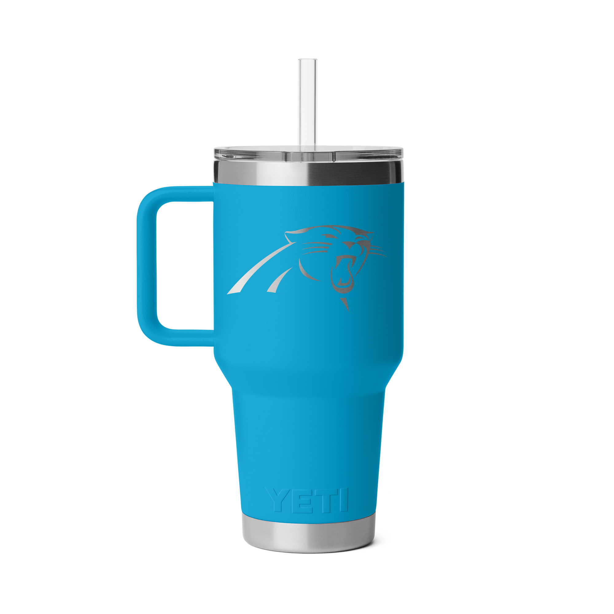 YETI Carolina Panthers 35oz. Rambler 2.0 Straw Mug