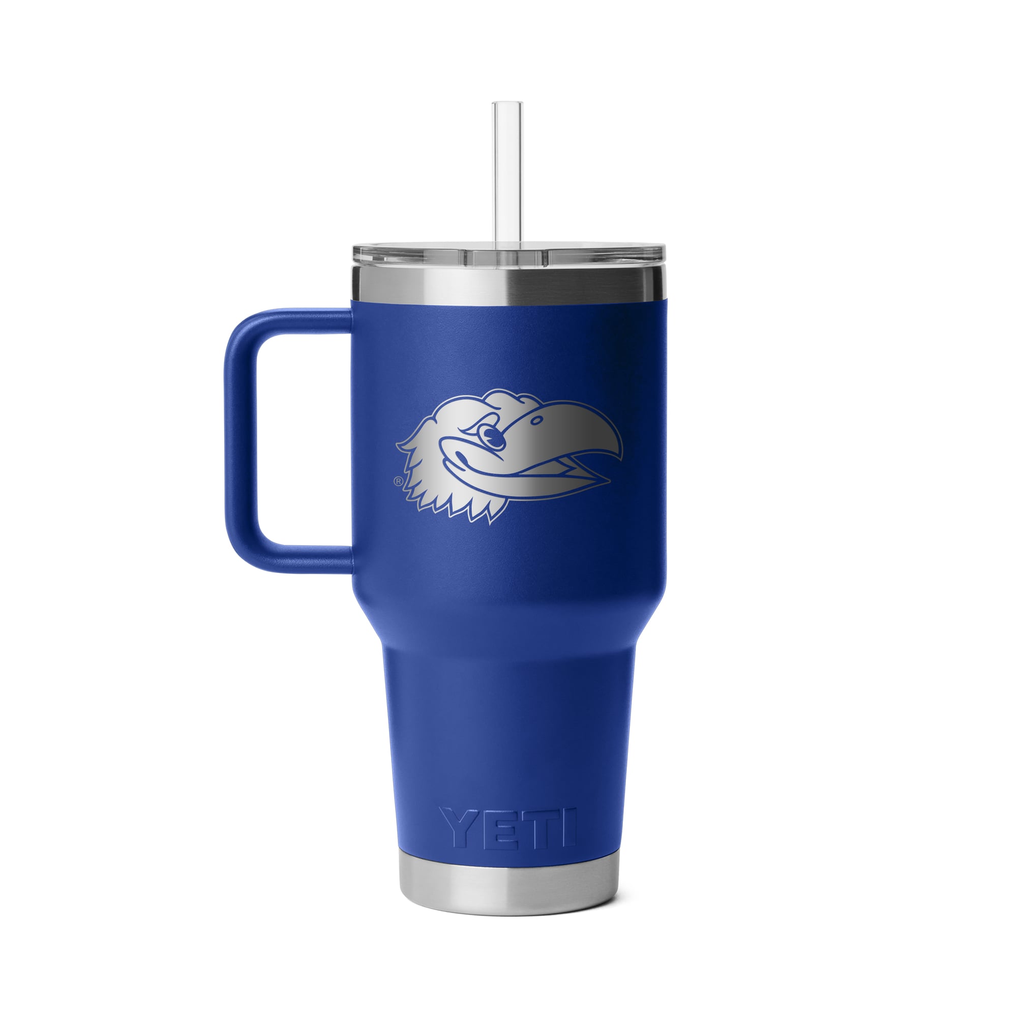 YETI Kansas Jayhawks 35oz. Rambler 2.0 Straw Mug