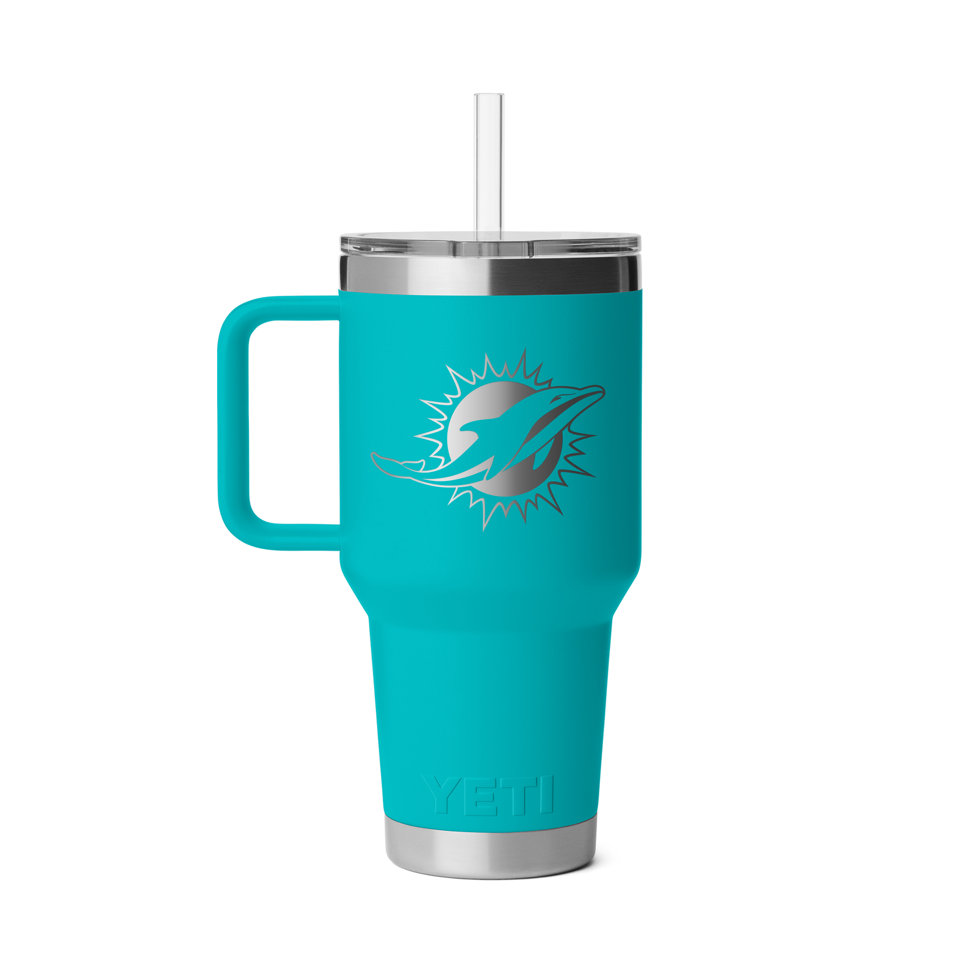 YETI Miami Dolphins 35oz. Rambler 2.0 Straw Mug