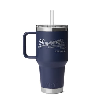 YETI Atlanta Braves 35oz. Rambler 2.0 Straw Mug